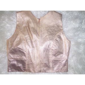 Zara Tops - Zara Metallic Crop Top Zara Tops - Zara Metallic Crop Top