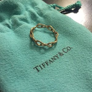 Rose Rubedo Tiffany infinity ring
