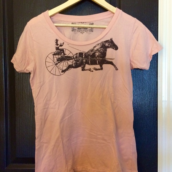 Pink Horse and Carriage Tee