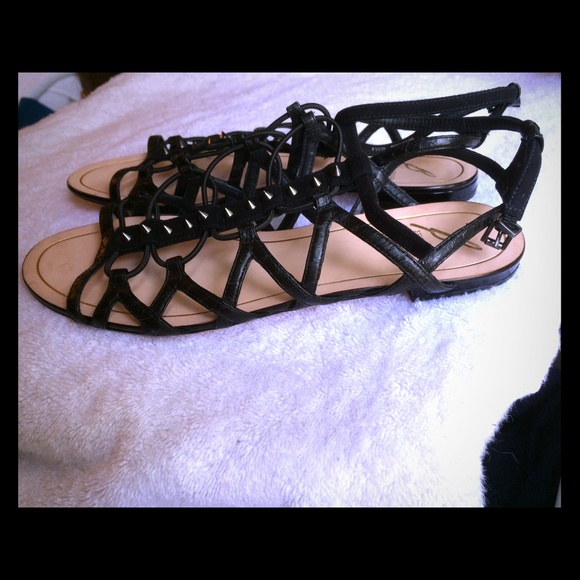 Brian Atwood Shoes - Strappy flat gladiator sandals