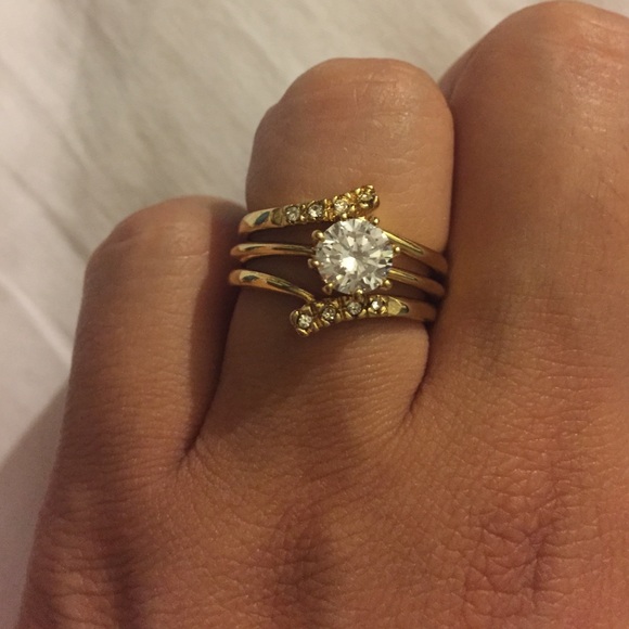 Ring trio size 8 - Picture 1 of 3