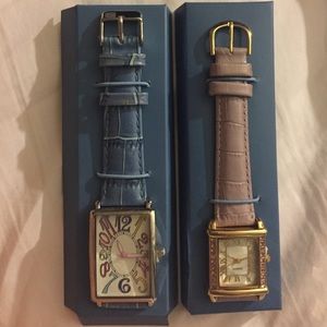 2 watches blue and lavender *bundle