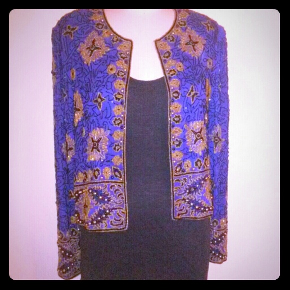 Vintage beaded blazer