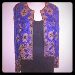 Vintage beaded blazer