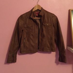 Leather jacket