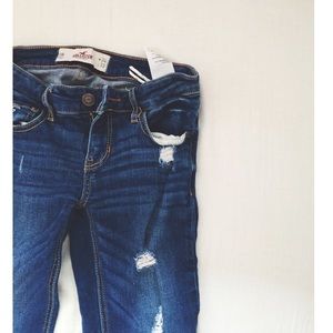 Hollister Dark Wash Jeans with holes