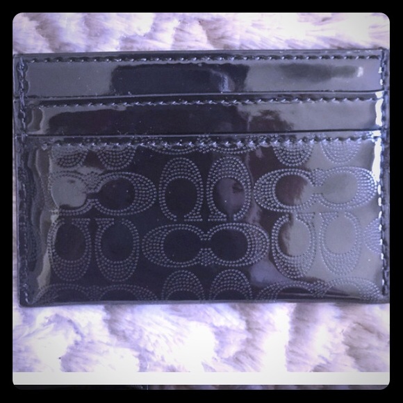 Black coach wallet