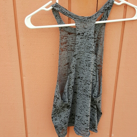 Heather Gray Lightweight Racerback Tank - Picture 2 of 4