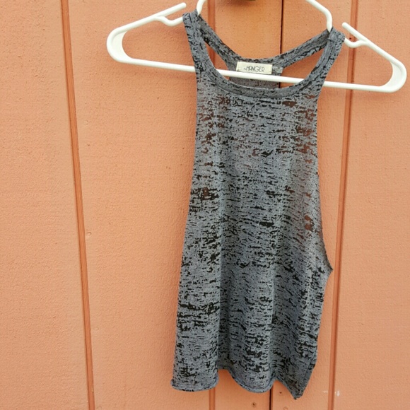 Heather Gray Lightweight Racerback Tank - Picture 3 of 4