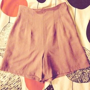 High waisted lined shorts