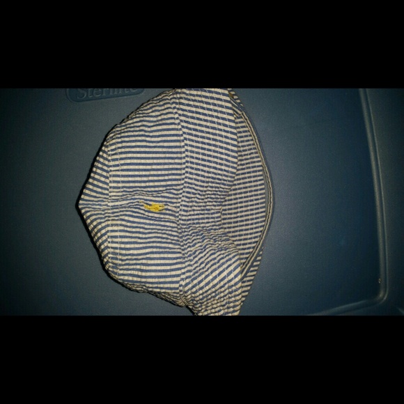 POLO STRIPE BUCKET HAT