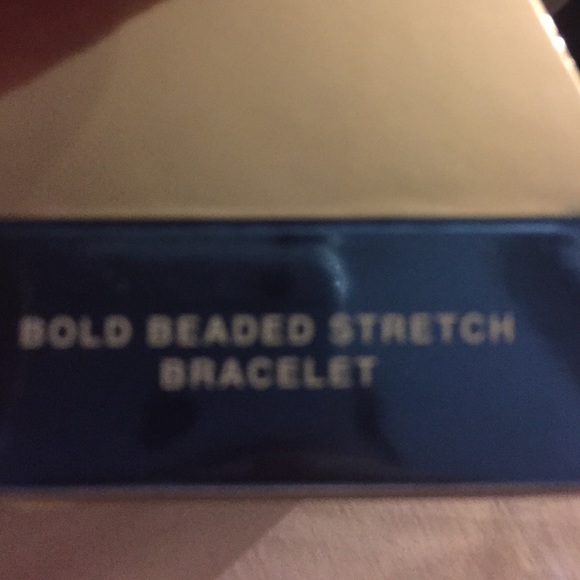 Beaded pink and gold bracelet - Picture 2 of 2