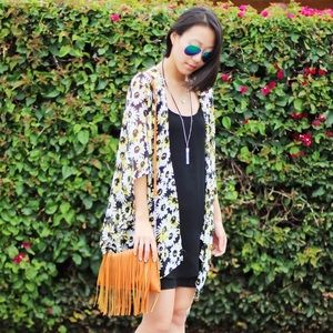 Daisy Sheer Kimono Cardigan Wrap