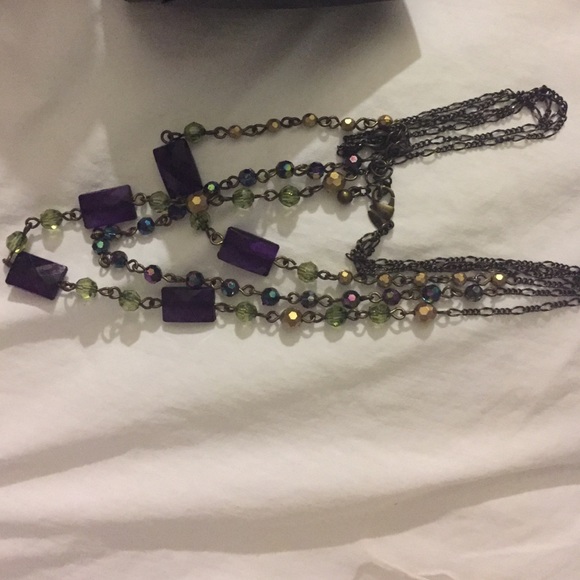 Purple necklace - Picture 2 of 2