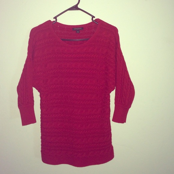 Banana Republic Red knit sweater