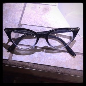 Cateye clear lens glasses