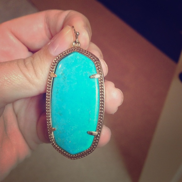 Danielle Gold/Turquoise earring- ONLY ONE EARRING!