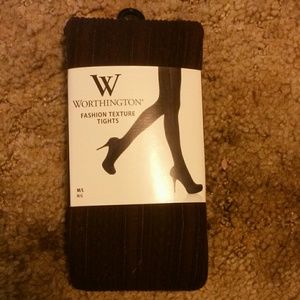 NWT brown Worthington tights