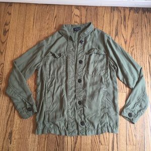 TopShop green military jacket
