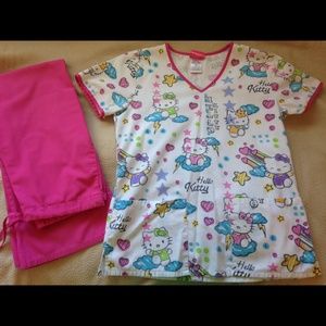 Hello Kitty Scrub Set