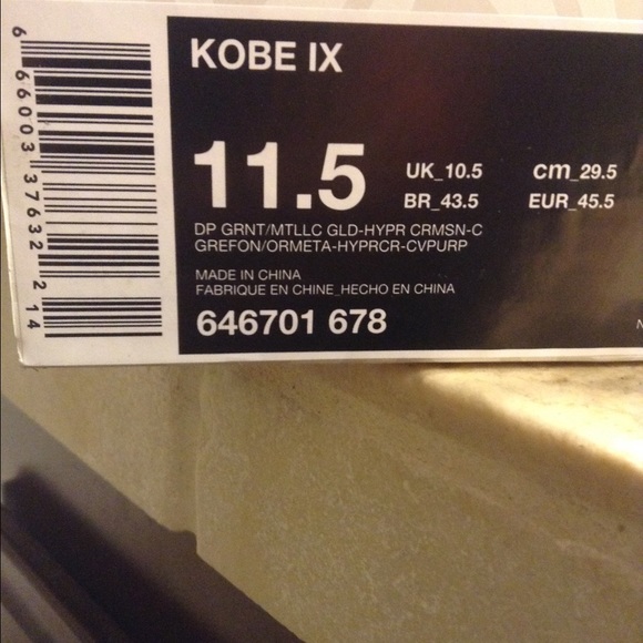 Nike Kobe 9 low em - Picture 3 of 3