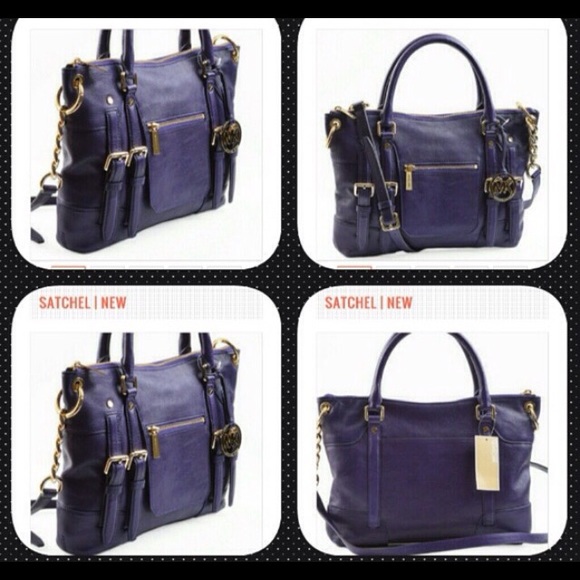 Authentic Michael KORS purple satchel