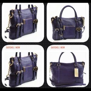 Authentic Michael KORS purple satchel