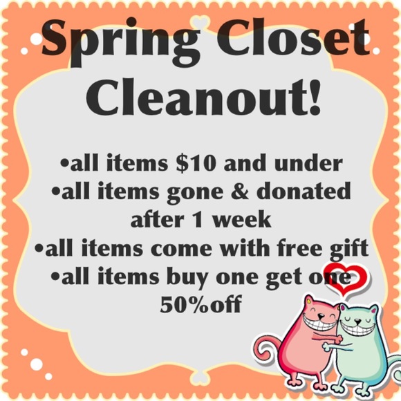 Spring Closet Cleanout! - Picture 1 of 1