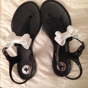 BCBG Bow Sandals