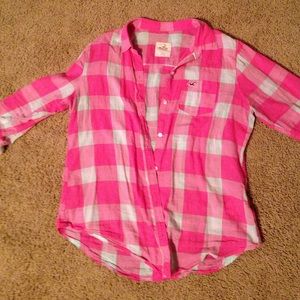Pink and green plaid