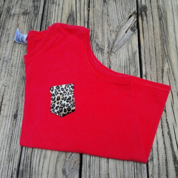 Pink Tank // Pocket Tee - Picture 2 of 3