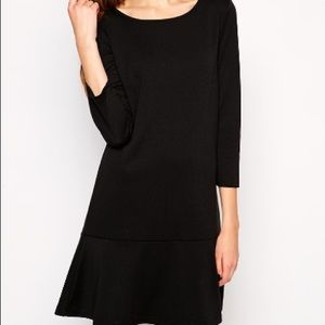 ASOS drop waist dress