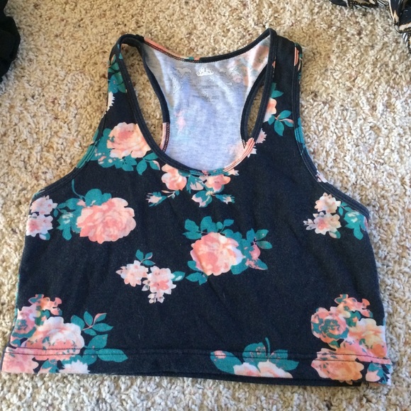Floral crop top