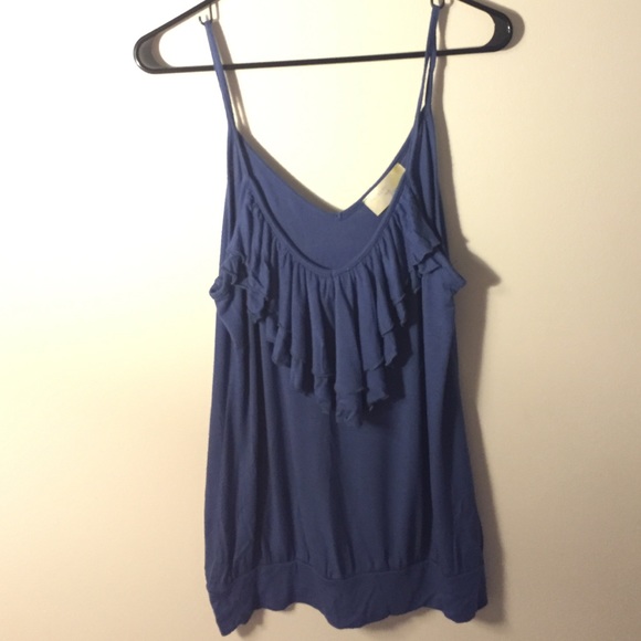 Blue loose tank