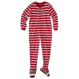 Sock monkey footies!