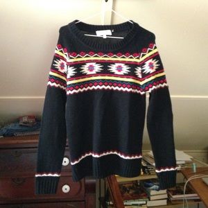 NWOT Native American print sweater