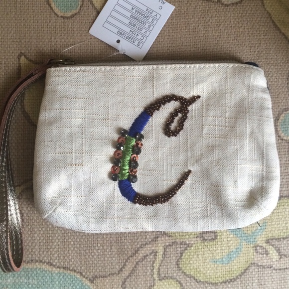 Anthropologie Clutches & Wallets - Anthropologie "C" wristlet