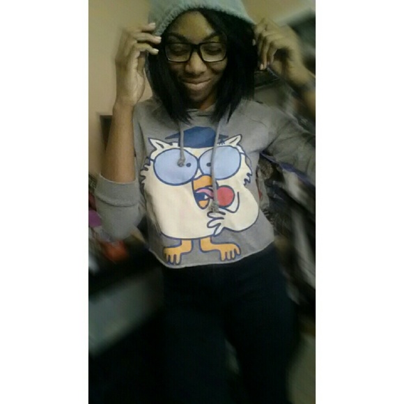 Tootsie Roll Pop Cropped Hoodie - Picture 2 of 3