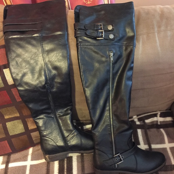 Boots - Over the knee boots.