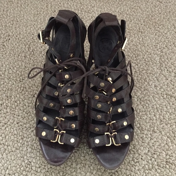 Tory Burch Caged Heels Sz 9.5