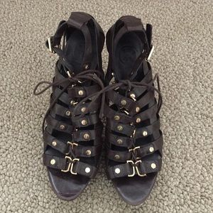 Tory Burch Caged Heels Sz 9.5