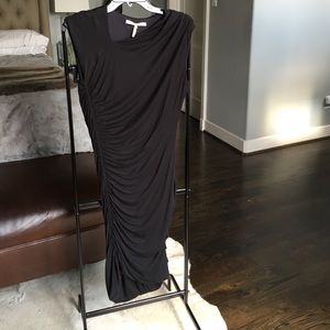 Halston Heritage Black Ruched dress - REDUCED