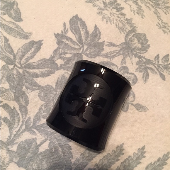 Black Tory Burch Lucite Cuff