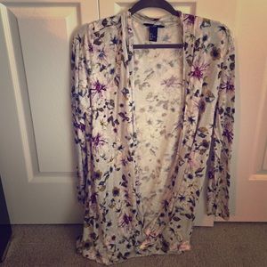 Woman's open front cardigan