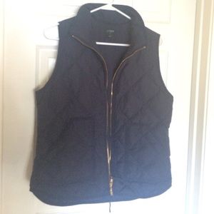 J. Crew Factory Navy Vest Sz M