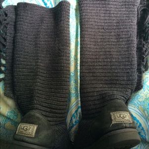 Ugg fringe boots