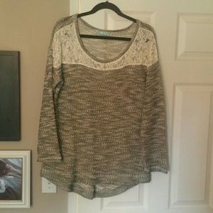 Green sweater by Maurices