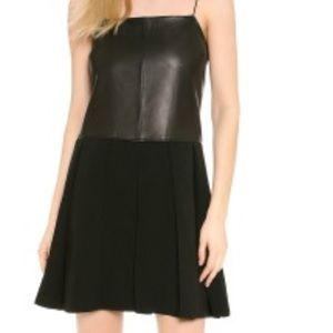 Rag and Bone leather top dress. New. Sz Small