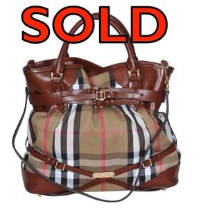 Authentic Burberry Brit Check Bag