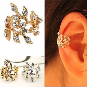 Sparkling Ear Cuff - Gold or Silver
